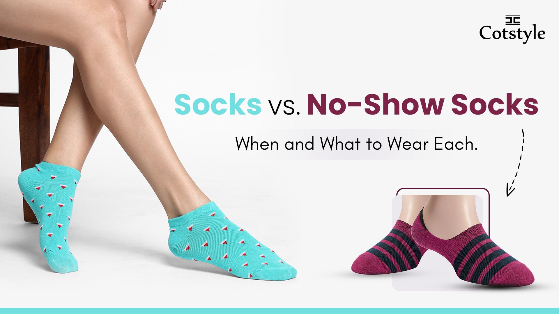 Socks vs. No-Show Socks: When and What to Wear Each – Cotstyle