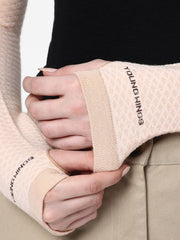 Antibacterial Diamond Fashion Pattern Arm Protectors for Women (Pack of 1 - Pari, UPF 50+)