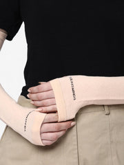 Antibacterial Zig Zag Fashion Arm Protectors for Women (Pack of 1 - Pair, UPF 50+)