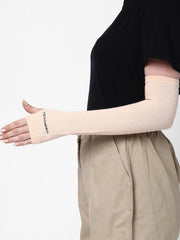 Antibacterial Zig Zag Fashion Arm Protectors for Women (Pack of 1 - Pair, UPF 50+)