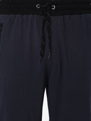 Cotstyle Men's Super Combed Cotton Slim-Fit Track Pants with Side Pocket, Colour Dark Grey-Style no.TP1100