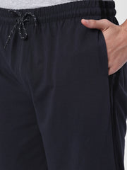Cotstyle Men's Super Combed Cotton Regular Fit Solid Shorts with Side Pockets - Dark Navy, Style no.SH901