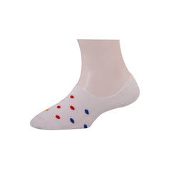 Men's Invisible/No-Show Multicolor Dots Socks