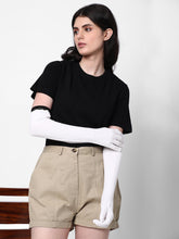 Women's Antibacterial Cotton Full Hand Gloves - Pack of 1 Pair