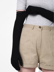 Women's Antibacterial Cotton Full Hand Gloves - Pack of 1 Pair