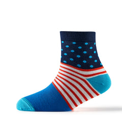 Young Wings Multicolor Self Design Free Size Ankle length Causal & Formal Wear Socks-(Pack of 5, Style no.2719-M1)