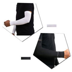 Young Wings Antibacterial Cotton Fabric Arm Protectors for Unisex (Pack of 2 - Pairs)