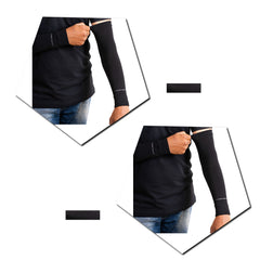 Young Wings Antibacterial Cotton Fabric Arm Protectors for Unisex (Pack of 2 - Pairs)