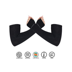 Antibacterial Arm Protectors/Sleeves for Women (Pack of 1 - Pair, UPF 50+)