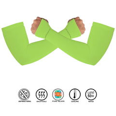 Antibacterial Arm Protectors/Sleeves for Women (Pack of 1 - Pair, UPF 50+)