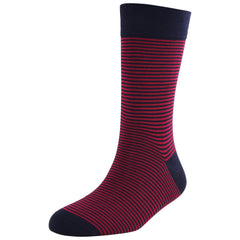 Men's Pin Stripe Standard Length Socks