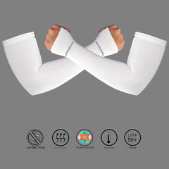 Antibacterial Arm Protectors/Sleeves for Men (Pack of 1 - Pair, UPF 50+)