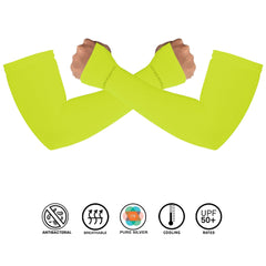 Antibacterial Arm Protectors/Sleeves for Women (Pack of 1 - Pair, UPF 50+)