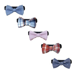 Bow Design Hair Rubber Bands for Girls - Pack of 5 Pairs - Combo 2