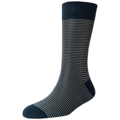 Men's Pin Stripe Standard Length Socks
