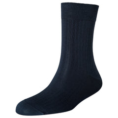 Men's Fine 6x1 Rib Mid Socks