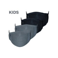 2-Layer Anti-Bacterial Protection Mask for Kids, Size- Medium (8-12 Yrs) - Pack of 4