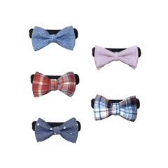 Bow Design Hair Rubber Bands for Girls - Pack of 5 Pairs - Combo 2