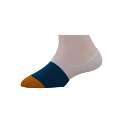 Men's Invisible/No-Show Color Block Socks