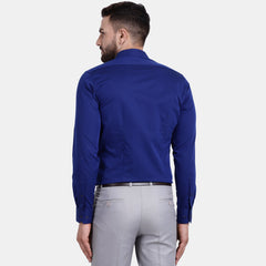 Men's Luthai Supima Mercerised Cotton Bitone Check Textured Slim Fit Shirt