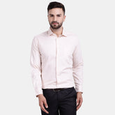 Men's Luthai Supima Mercerised Cotton Textured Jacquard Design Regular Fit Shirt
