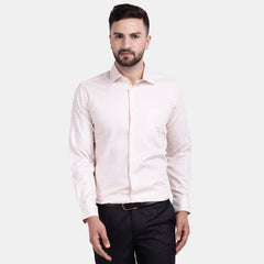 Men's Luthai Supima Mercerised Cotton Textured Jacquard Design Regular Fit Shirt