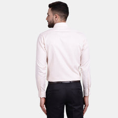 Men's Luthai Supima Mercerised Cotton Textured Jacquard Design Regular Fit Shirt