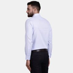 Men's Luthai Supima Mercerised Cotton Textured Jacquard Design Regular Fit Shirt