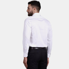 Men's Luthai Supima Mercerised Cotton Square Textured Jacquard Weave Design Regular Fit Dress Shirt