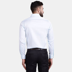 Men's Luthai Supima Mercerised Cotton Solid Regular Fit Dress Shirt