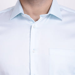 Men's Luthai Supima Mercerised Cotton Solid Regular Fit Dress Shirt