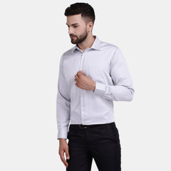 Men's Luthai Supima Mercerised Cotton Solid Regular Fit Dress Shirt