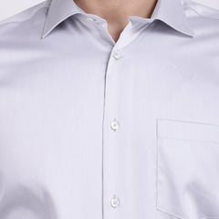 Men's Luthai Supima Mercerised Cotton Solid Regular Fit Dress Shirt