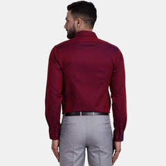 Men's Luthai Supima Mercerised Cotton Bitone Textured Regular/Slim Fit Shirt