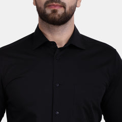 Men's Luthai Supima Mercerised Cotton Solid Regular Fit Dress Shirt