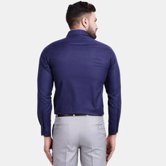 Men's Luthai Supima Mercerised Cotton Floral Textured Jacquard Design Regular Fit Shirt