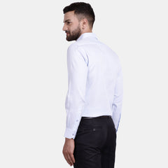 Men's Luthai Supima Mercerised Cotton Abstract Pattern with Satin Textured Jacquard Design Regular Fit Shirt