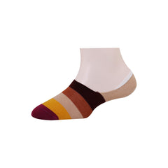 Men's Invisible/No-Show Broad Stripe Socks
