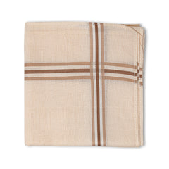Men's Pristine Mercerised Cotton Handkerchief - Pastel Stripe