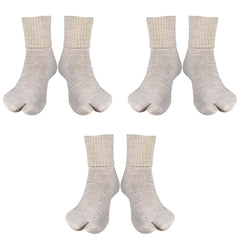 Young Wings Women's Woolen Thumb Socks 700T 02 - Ankle Length - Pack of 3