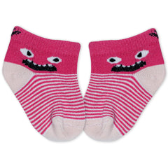 Kids Cotton Antibacterial Ankle length Socks - YW-ASP-8016 - Pack of 5 Pairs