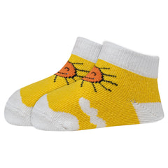 Kids Cotton Antibacterial Ankle length Socks - YW-ASP-8018 - Pack of 5 Pairs