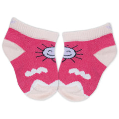 Kids Cotton Antibacterial Ankle length Socks - YW-ASP-8018 - Pack of 5 Pairs