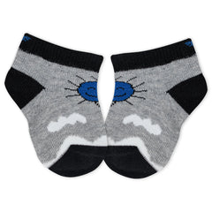 Kids Cotton Antibacterial Ankle length Socks - YW-ASP-8018 - Pack of 5 Pairs