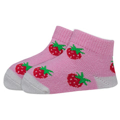 Kids Cotton Antibacterial Ankle length Socks - YW-ASP-8019 - Pack of 5 Pairs