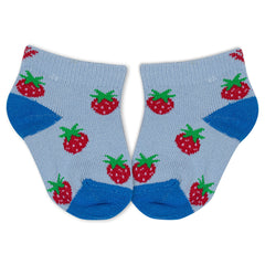 Kids Cotton Antibacterial Ankle length Socks - YW-ASP-8019 - Pack of 5 Pairs