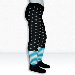 Young Wings Antibacterial Kids Circle & Stripe Design Tights - DT 1006 - Pack of 1
