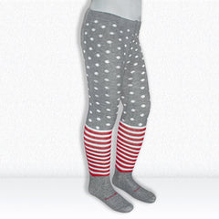 Young Wings Antibacterial Kids Circle & Stripe Design Tights - DT 1006 - Pack of 1