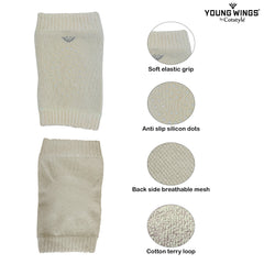 Kids Knee and Elbow Protector with Anti-Slip - Pack of 2 Pairs