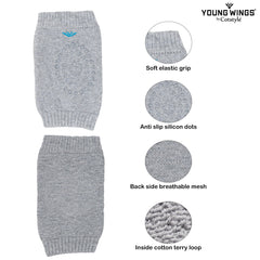 Kids Knee and Elbow Protector with Anti-Slip - Pack of 2 Pairs